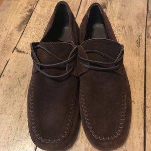Suede Brown loafers by Reiss (never worn)